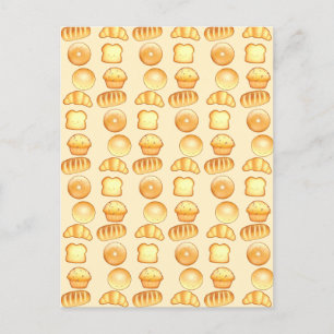 Bakery Bread Treats Postcard