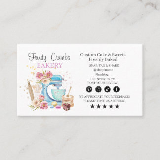 Bakery Business APPOINTMENT Business Card