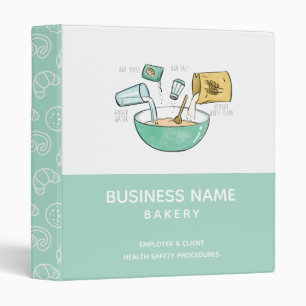 Bakery Business Bread Recipe Safety Procedure Binder