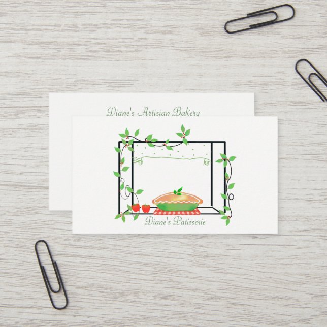 Bakery Business Card (Front/Back In Situ)