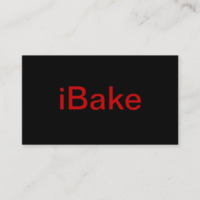 Bakery Business Card (Front)