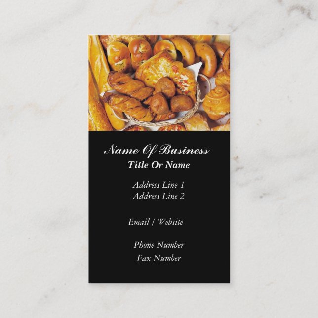 Bakery Business Card (Front)