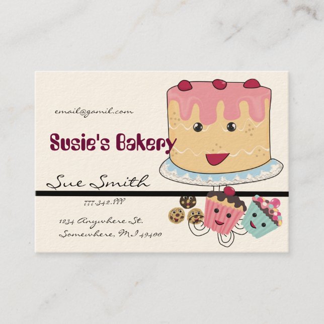 Bakery Business Card - (Front)