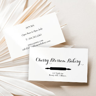 Bakery Business Card, Catering business card
