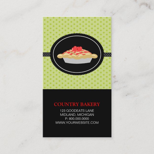 Bakery Business Cards (Front)