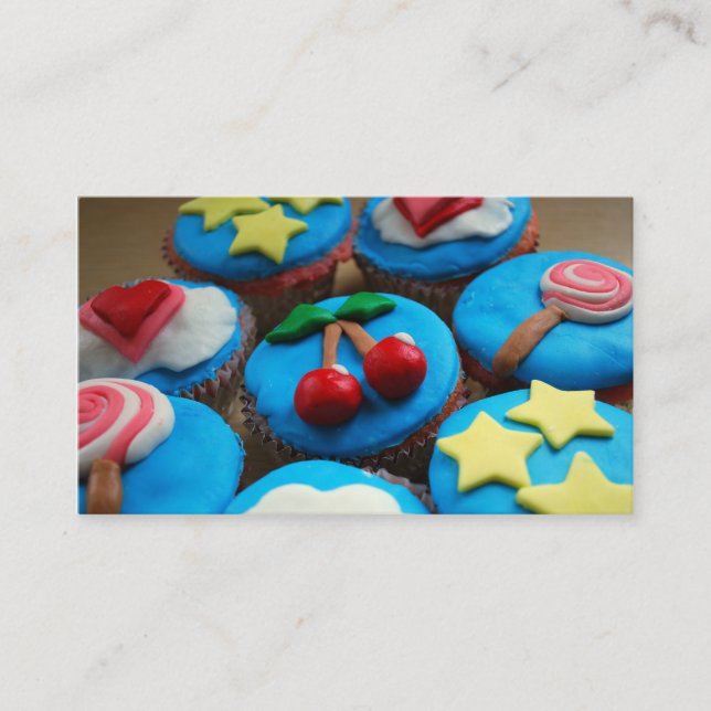 Bakery Business Cards Cupcakes (Front)