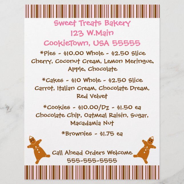 Bakery Business Flyer (Front)