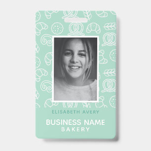 Bakery Business Photo Personalized Badge