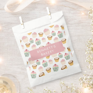 Bakery Cafe Cupcake Business Takeaway Favour Bag