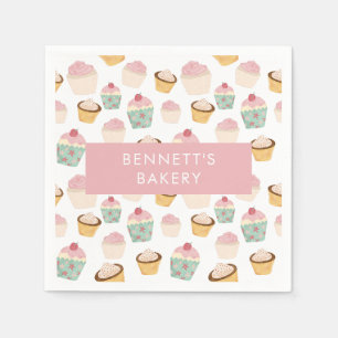 Bakery Cafe Cupcake Business Takeaway Napkin