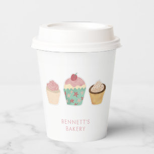 Bakery Cafe Cupcake Business Takeaway Paper Cups