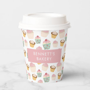 Bakery Cafe Cupcake Business Takeaway Paper Cups