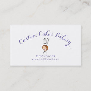 Bakery & Cake Business Logo Business Card