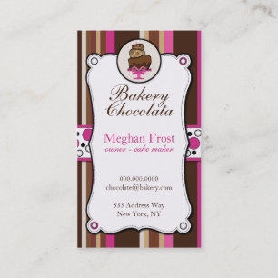 Bakery & Cake Chocolate Overload Business Cards
