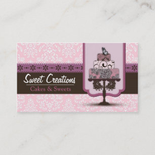 Bakery/Cakes/Sweets Creations Business Card