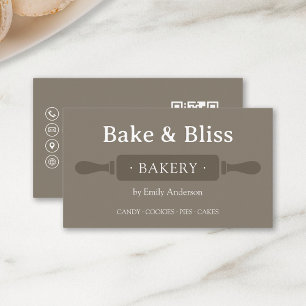 Bakery Chef Modern  Business Card