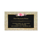 Bakery Chef Whisk Logo Floral Gold Glitter