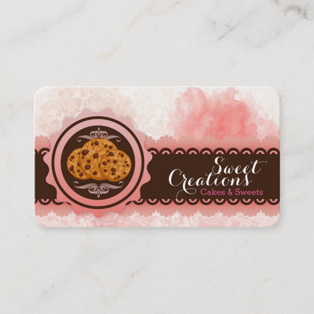 Bakery Cookies Sweet Business Business Card (Front)