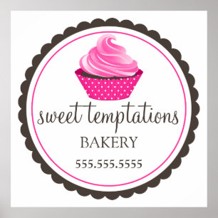 Bakery Cupcake Poster