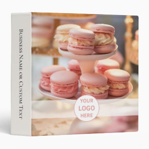 Bakery Custom Logo QR Code Binder