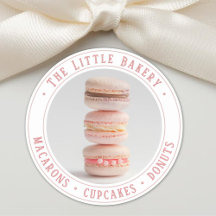 Bakery Custom Photo packaging sticker