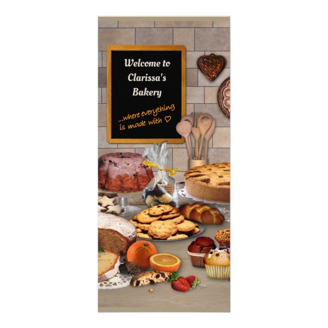 Bakery (customizable) rack card (Front)