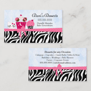 Bakery Desserts Business Card