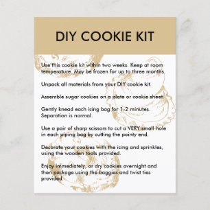 Bakery diy cookie kit instructions simple