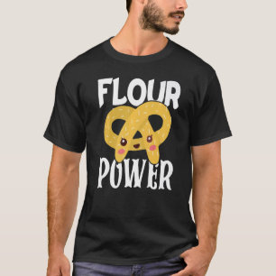 Bakery Donut Baking Flour Power Confectioner Cake T-Shirt