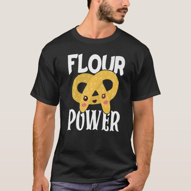 Bakery Donut Baking Flour Power Confectioner Cake  T-Shirt (Front)