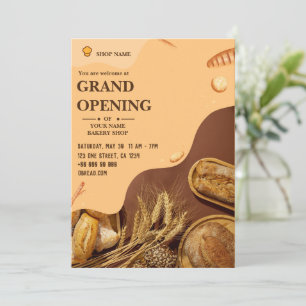 bakery grand opening invitation ⭐⭐⭐⭐⭐(8.13k)