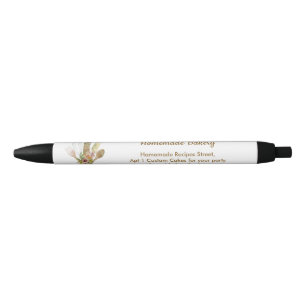Bakery Home Made Cooking chef gift Black Ink Pen