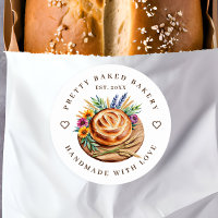 Bakery Modern Watercolor Bread 