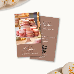 Bakery Monogram Logo Business Card