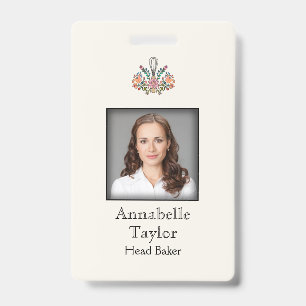 Bakery Name Badge