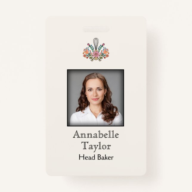 Bakery Name Badge (Front)