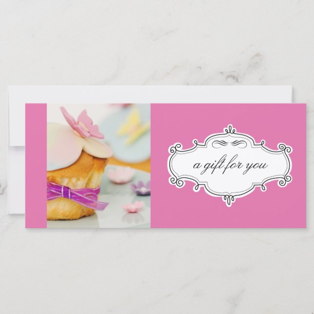 Bakery or Cupcake Business Gift Certificates (Front)