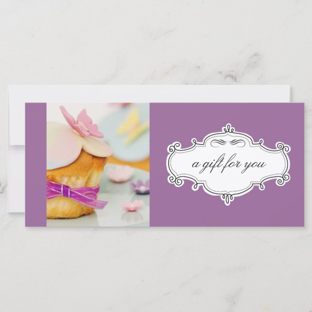 Bakery or Cupcake Business Gift Certificates (Front)