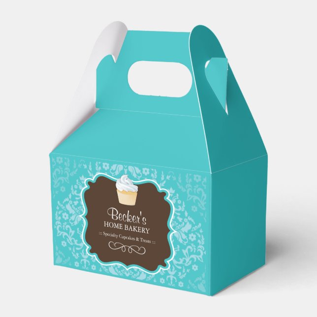 Bakery Packaging Stickers Favor Box (Front Side)