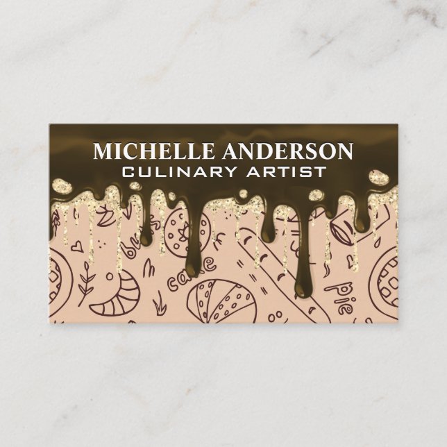 Bakery | Pastries | Dessert Business Card (Front)