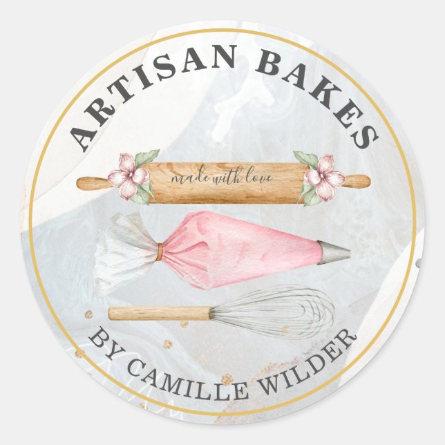 Bakery Pastry Chef Bakers Tools Product Labels (Front)