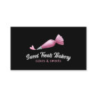 Bakery Pastry Chef Cute Pink Piping Bag & Heart