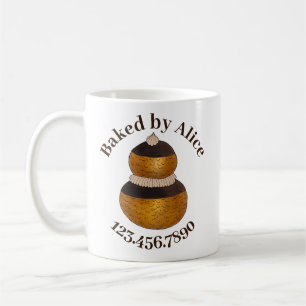 Bakery Pastry Chef Patisserie Religieuse Choux Bun Coffee Mug
