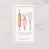Bakery Pastry Chef Watercolor Baking Utensils