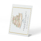 Bakery Pastry Chef Watercolor Pink Floral Cake