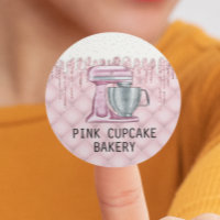 Bakery Pastry Frosting Drips Cookie Label