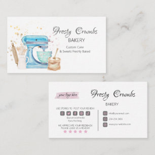 Bakery Pastry Sweets Cupcakes   Business Card