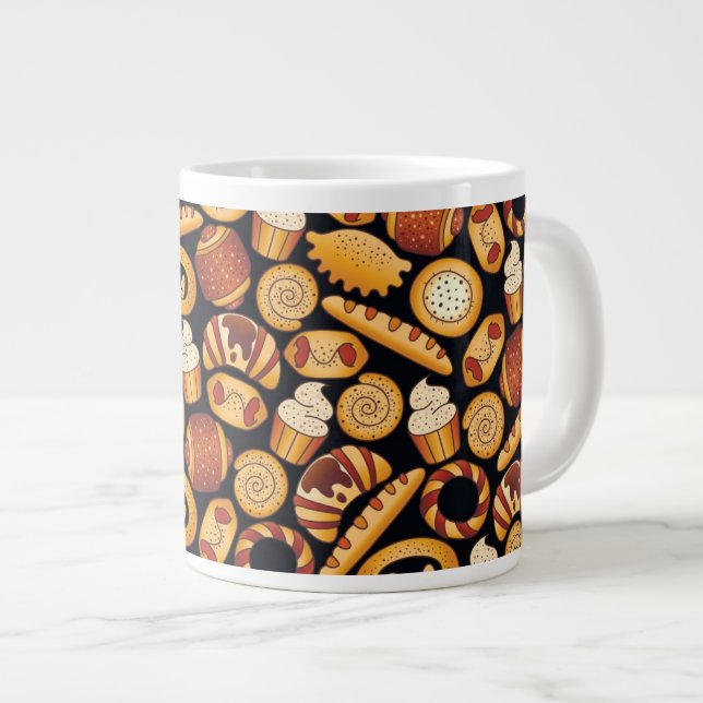 Bakery products large coffee mug (Front Right)