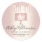 Bakery Rose Gold Glitter Drips Cake Pastry Chef