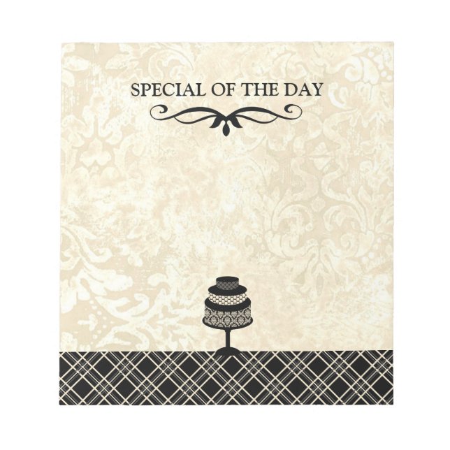 Bakery Special of the Day Tear-Away Page Notepad (Front)
